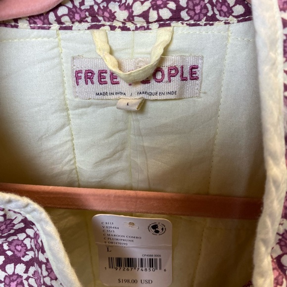 NWT Free People Chloe Jacket in Maroon
Combo - Picture 6 of 8